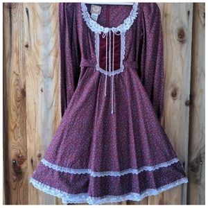 VTG Gunne Sax Prairie Dress